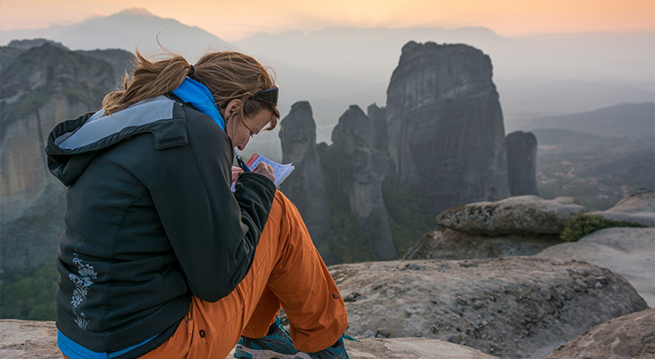 Cadeau voor reiziger reisdagboek Cadeau voor reiziger reisdagboek