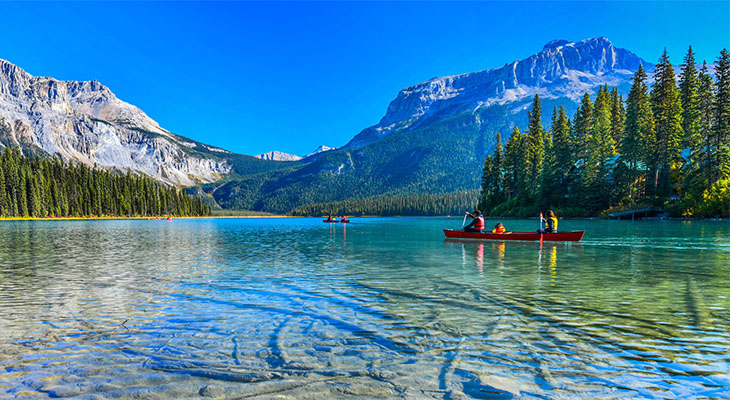 Emerald Lake, Yoho Nationaal Park Emerald Lake, Yoho Nationaal Park