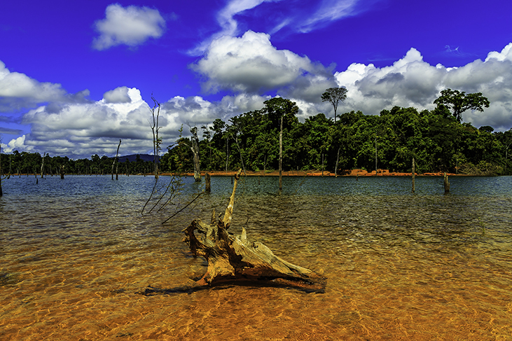 het Brokopondomeer in suriname het Brokopondomeer in suriname