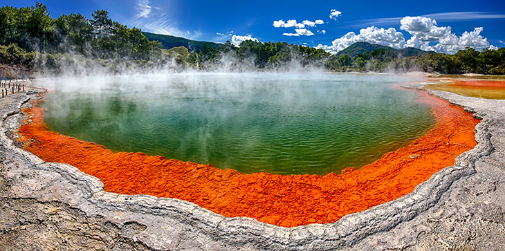Thermisch gebied Rotorua - Nieuw-Zeeland