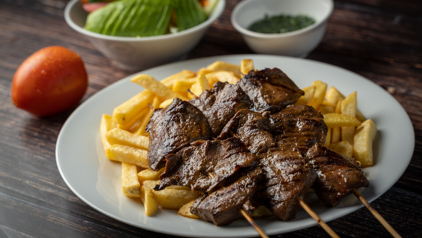 Anticuchos in Peru