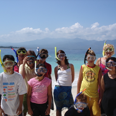 familiereis Indonesië Bali snorkelen