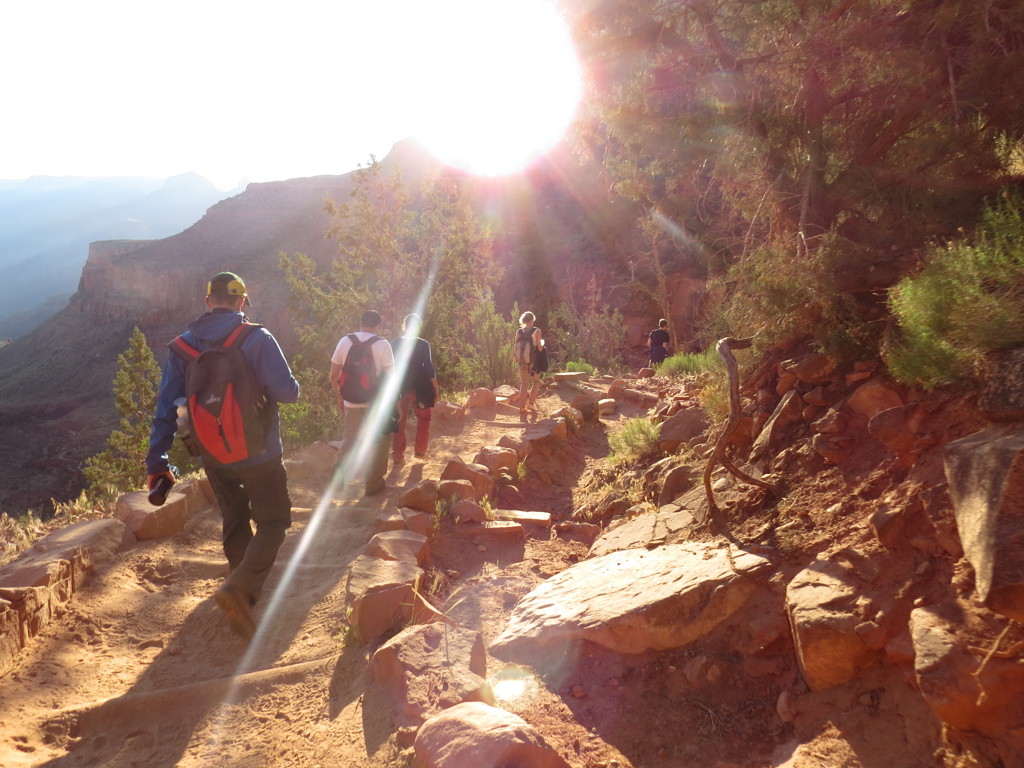 Grand Canyon / Wandelen Bright Angel Trail