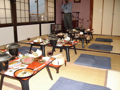Tsumago minshuku food