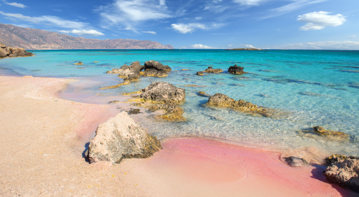 Elafonissi Beach in Griekenland Elafonissi Beach in Griekenland