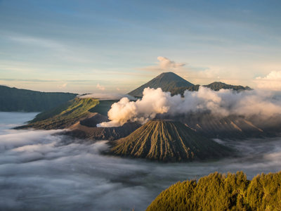Bromo-vulkaan in Java