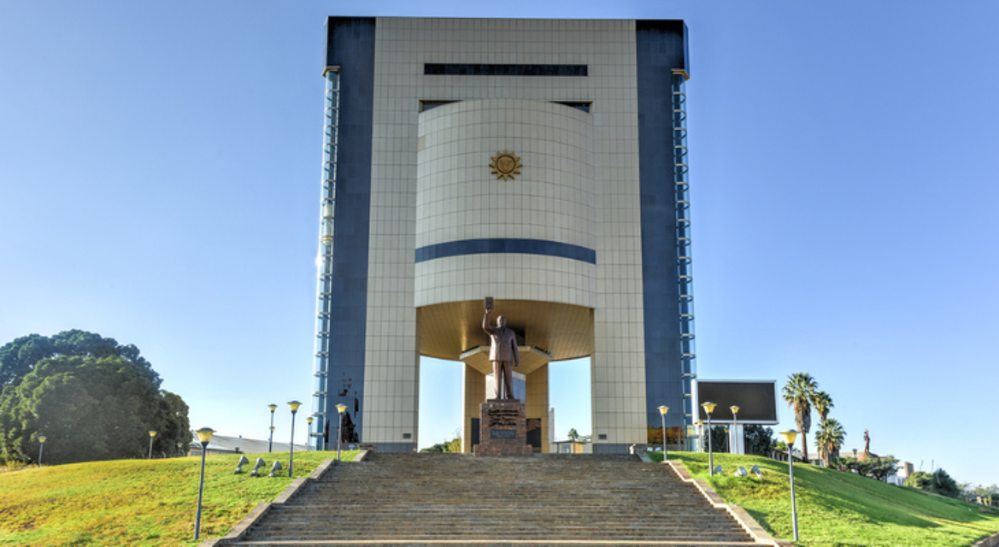 Independence Museum in Windhoek, Namibië Independence Museum in Windhoek, Namibië