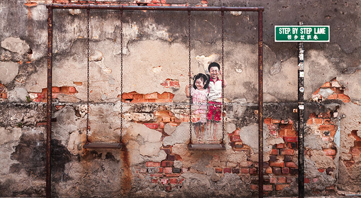 Street art George Town