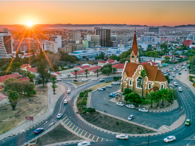 Route Windhoek - Vic Falls - Day 1