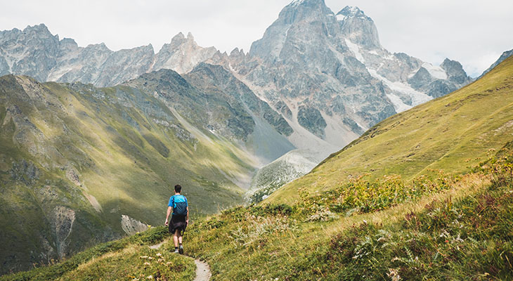 Svaneti regio, Kaukasgebergte Svaneti regio, Kaukasgebergte