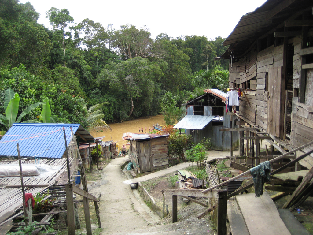 Familiereis Maleisisch Borneo longhouse