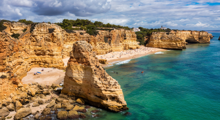 Praia da Marinha Praia da Marinha