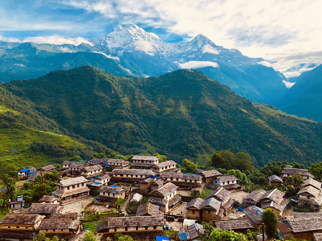 Familiereis Nepal uitzicht Annapurna