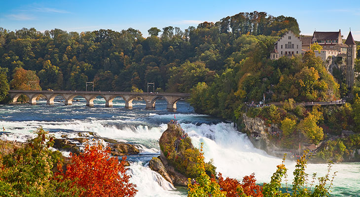 rhine waterfall switzerland rhine waterfall switzerland
