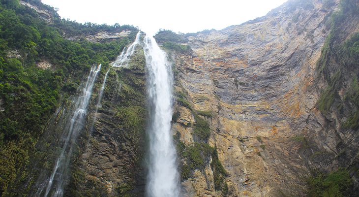 Gocta waterval in Peru Gocta waterval in Peru