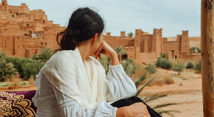 Uitzichtpunt Aït-Ben-Haddou Uitzichtpunt Aït-Ben-Haddou