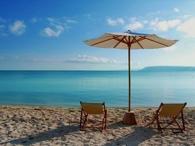 Samawa Seaside Cottage strand