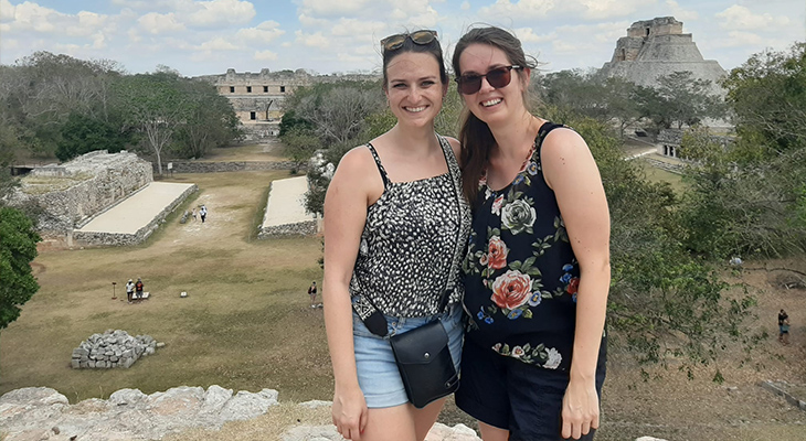 Fleur en Elin in Mexico